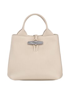 Longchamp - Le Roseau Top Handle ādas rokassoma - 555 PAPER | Stockmann