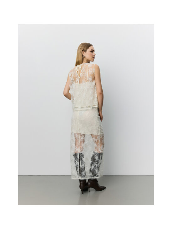 Sofie Schnoor - Otaliasw Lace Sequin Midi -hame - 0158 CREME YELLOW | Stockmann - photo 4