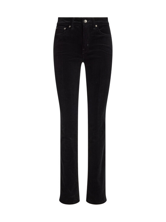 Lauren Ralph Lauren - Suoralahkeiset vakosamettihousut - 001 BLACK | Stockmann - photo 1
