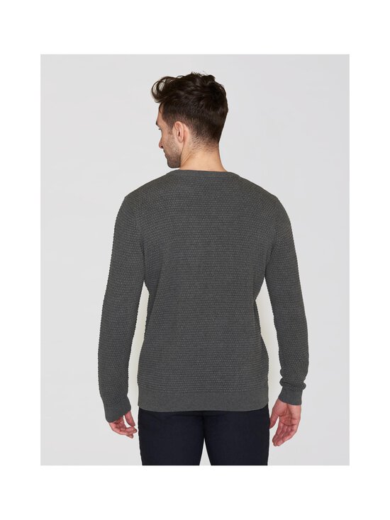 Knowledge Cotton Apparel - Mahepuuvillane kudum Vagn - 1073 DARK GREY MELANGE | Stockmann - photo 3