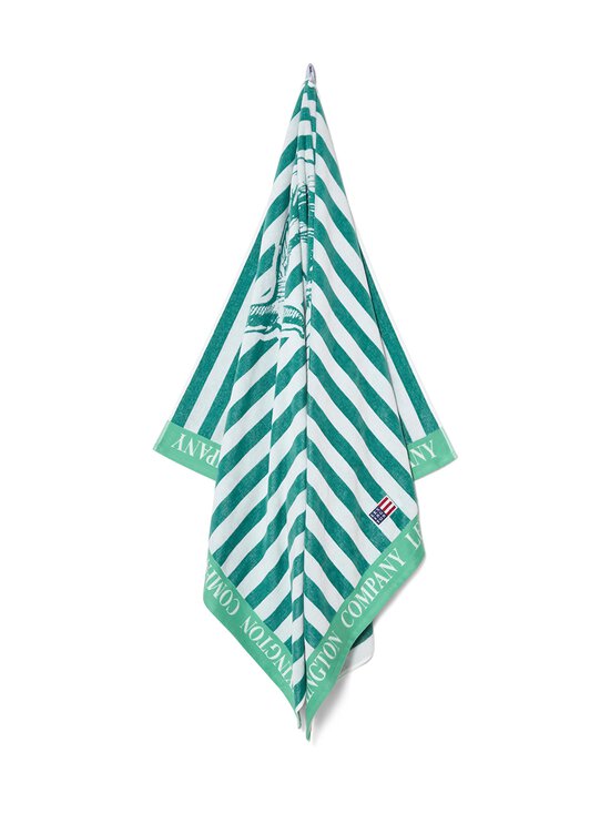 Lexington - Summer Cotton Velour -rantapyyhe - 8550 GREEN/WHITE | Stockmann - photo 2