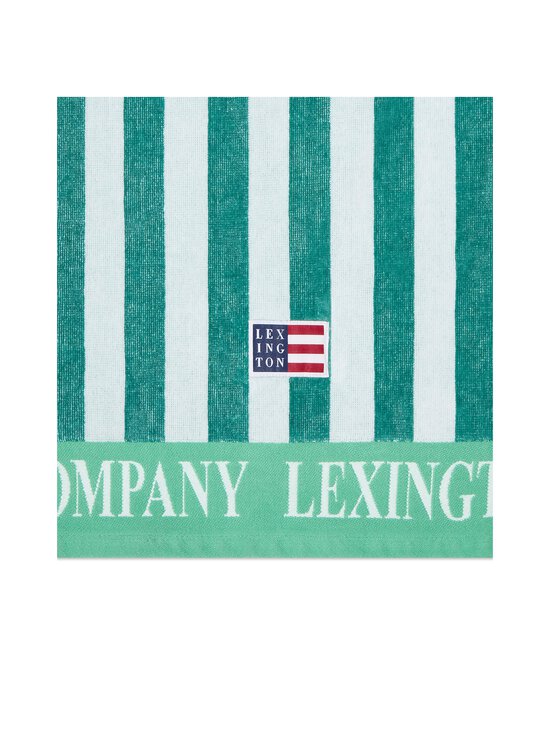 Lexington - Summer Cotton Velour -rantapyyhe - 8550 GREEN/WHITE | Stockmann - photo 3