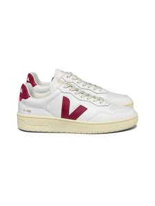 VEJA - V-90 -nahkasneakerit - RA-WHITE_MARSALA | Stockmann