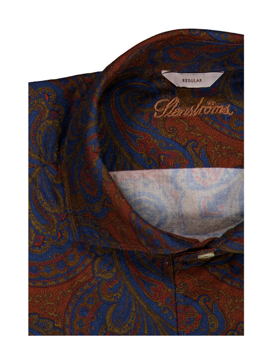 Stenströms - Regular Cuff Casual krekls ar apkakli - 781 DARK ORANGE PATTERN | Stockmann - photo 2