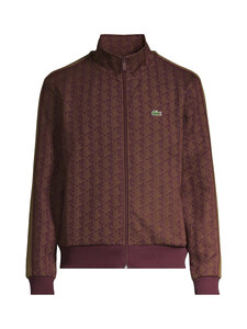 Lacoste - Vetoketjullinen verryttelytakki - WD9 MASCARA BROWN/OXALIS | Stockmann