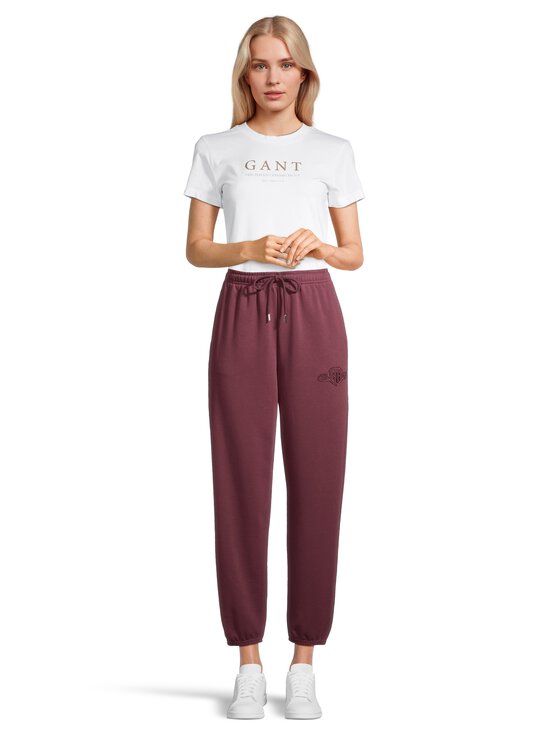 GANT - Vabaajapüksid Regular Tonal Shield - 656 PLUM WINE | Stockmann - photo 3