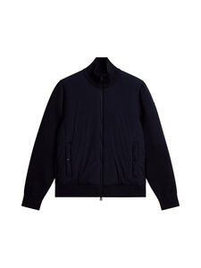 J.Lindeberg - Ebbe Tech Knit hibrīda jaka - 9999 BLACK | Stockmann