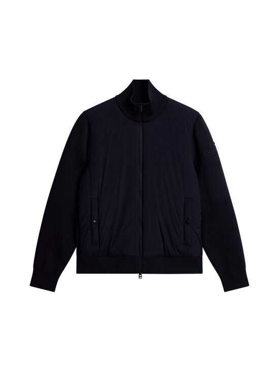 J.Lindeberg - Ebbe Tech Knit hibrīda jaka - 9999 BLACK | Stockmann - photo 1