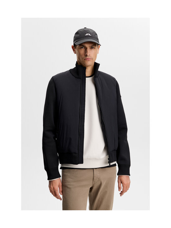 J.Lindeberg - Ebbe Tech Knit hibrīda jaka - 9999 BLACK | Stockmann - photo 2