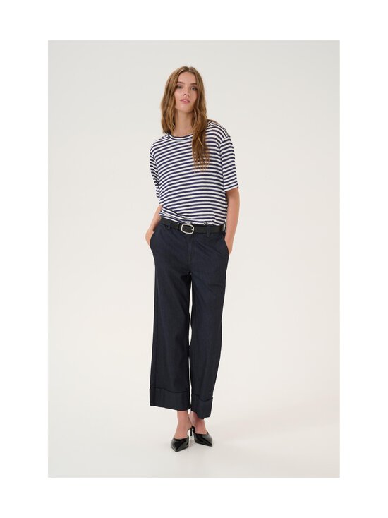 MY ESSENTIAL WARDROBE - LisaMW Striped T-krekls - 107481 DARK SAPPHIRE BLUE STRIPED - photo 3 MY ESSENTIAL WARDROBE - LisaMW Striped T-krekls - 107481 DARK SAPPHIRE BLUE STRIPED | Stockmann - photo 3