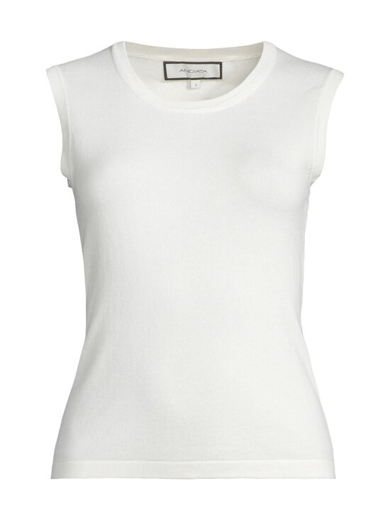 Andiata - Eliana- hihaton trikoopaita - 001 BRILLIANT WHITE | Stockmann - photo 1