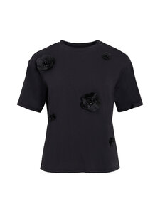 Vila - Vivarzima Flower t-krekls - BLACK BEAUTY | Stockmann