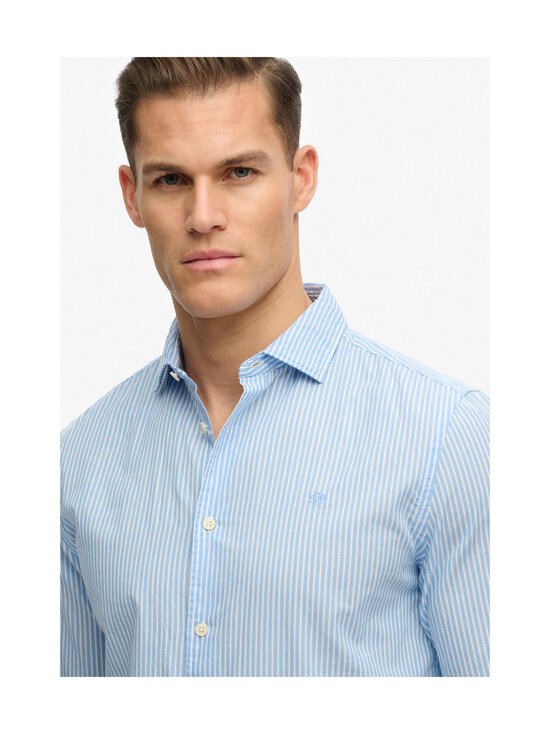 Superdry - Triiksärk Cut Away Poplin - J8I CHALK BLUE STRIPE | Stockmann - photo 4