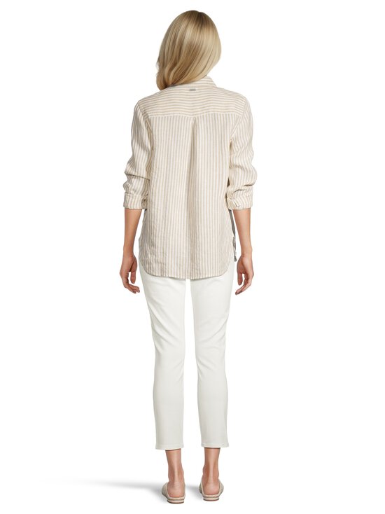 GANT - Cropped Slim Stretch -farkut - 113 EGGSHELL | Stockmann - photo 4