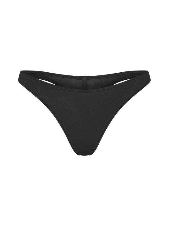 SKIMS - Everyday Cotton Thong -alushousut - ONYX | Stockmann - photo 1