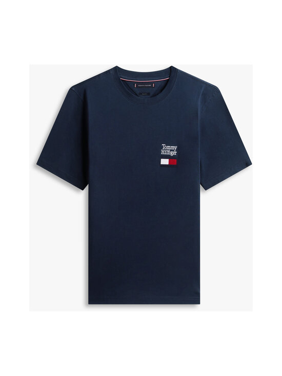 Tommy Hilfiger - Brand Love Text Stack t-paita - DW5 DESERT SKY | Stockmann - photo 1