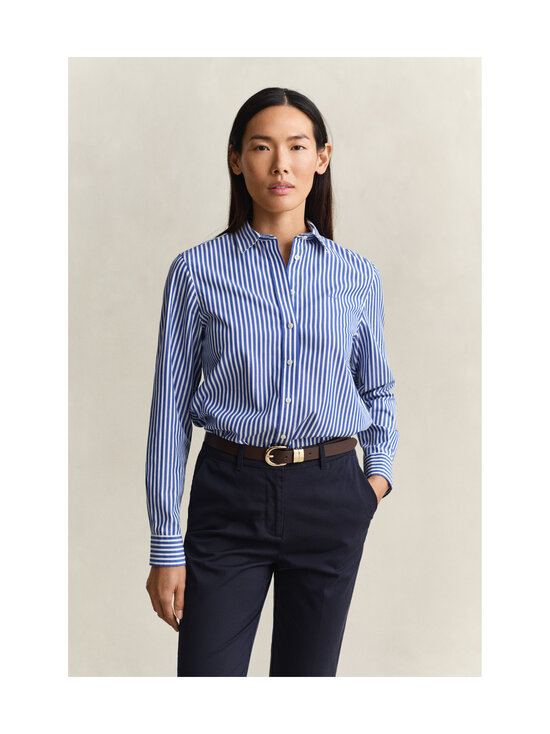 GANT - Classic Poplin Striped -paita - 417 ROYAL BLUE | Stockmann - photo 2
