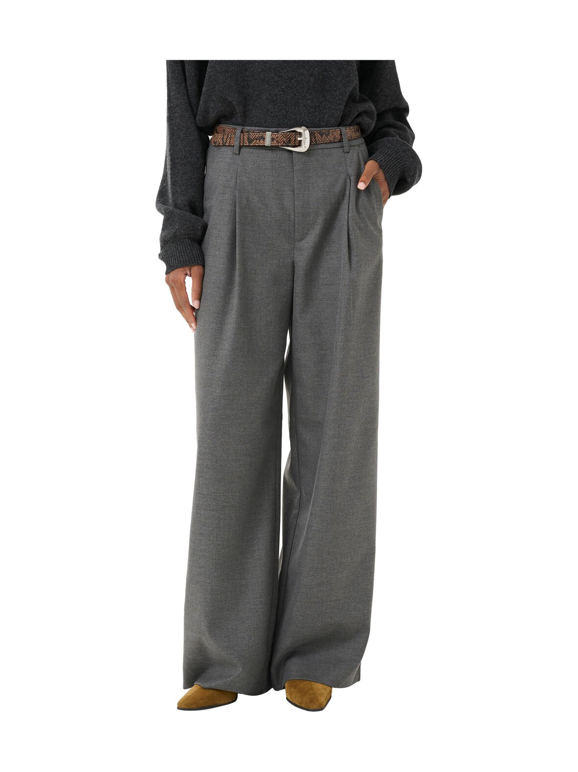 GZpaula Melange Wide -puvunhousut