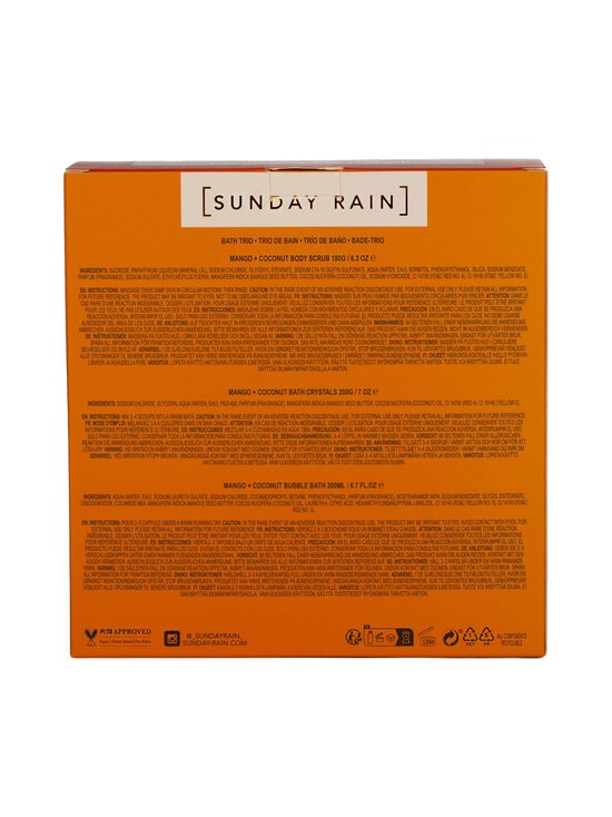 Sunday Rain - Mango + Coconut Trio -ihonhoitopakkaus - NOCOL | Stockmann - photo 3