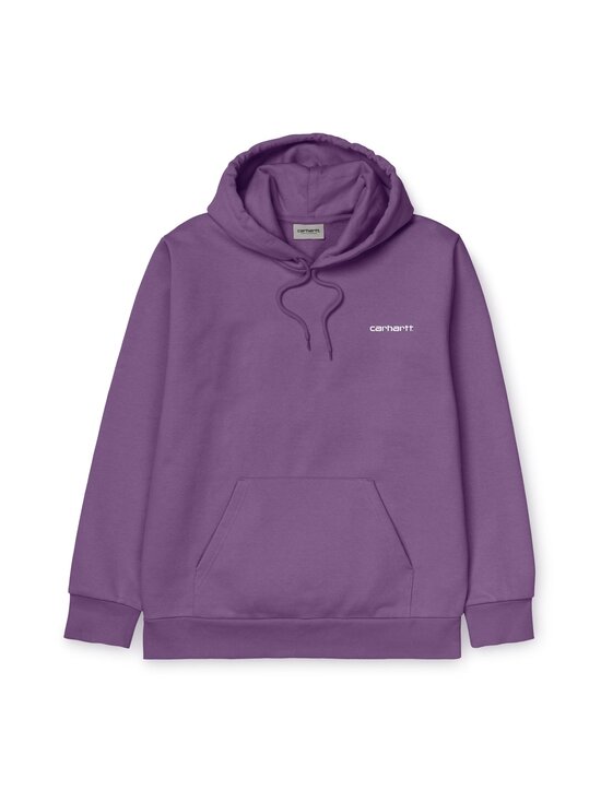 Hooded Script Embroidery -huppari