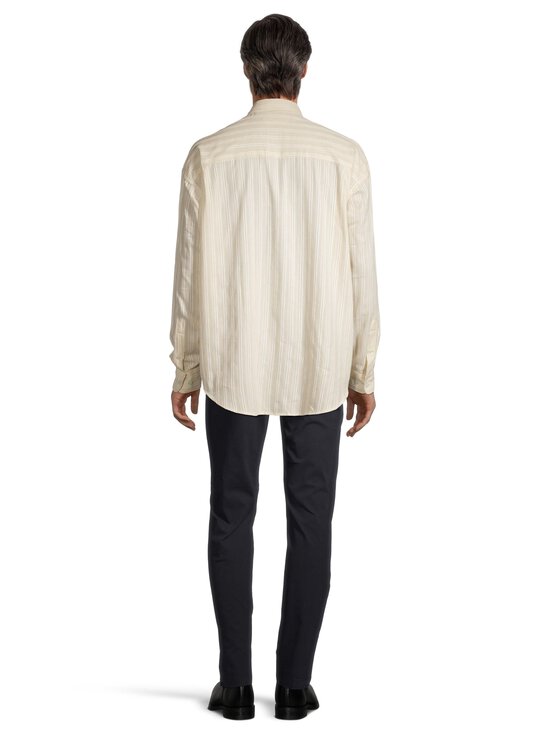 Samsoe Samsoe - Luan X -kauluspaita pellavalla - 140108TCX CASTLE WALL | Stockmann - photo 3