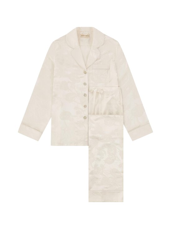 Olivia von Halle - Lila Liliana -silkkipyjama - CREAM | Stockmann - photo 1