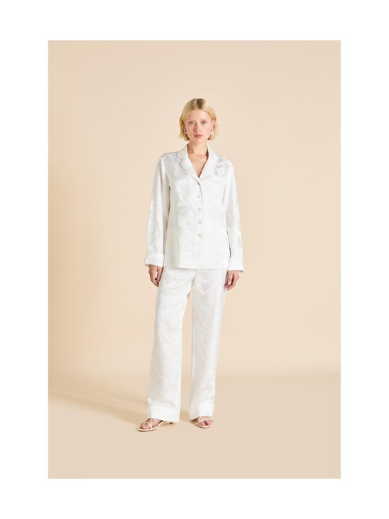 Olivia von Halle - Lila Liliana -silkkipyjama - CREAM | Stockmann - photo 2
