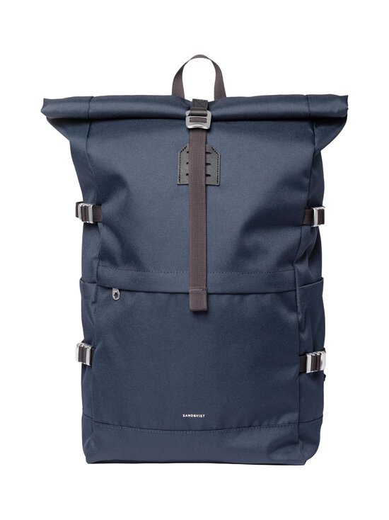 Sandqvist - Icon Rolltop L -reppu - NAVY WITH BLACK LEATHER - photo 1 Sandqvist - Icon Rolltop L -reppu - NAVY WITH BLACK LEATHER | Stockmann - photo 1