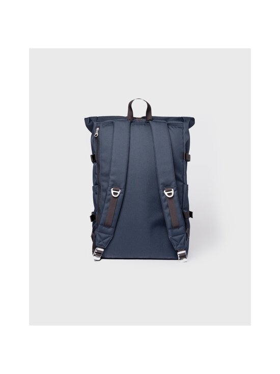 Sandqvist - Icon Rolltop L -reppu - NAVY WITH BLACK LEATHER - photo 2 Sandqvist - Icon Rolltop L -reppu - NAVY WITH BLACK LEATHER | Stockmann - photo 2