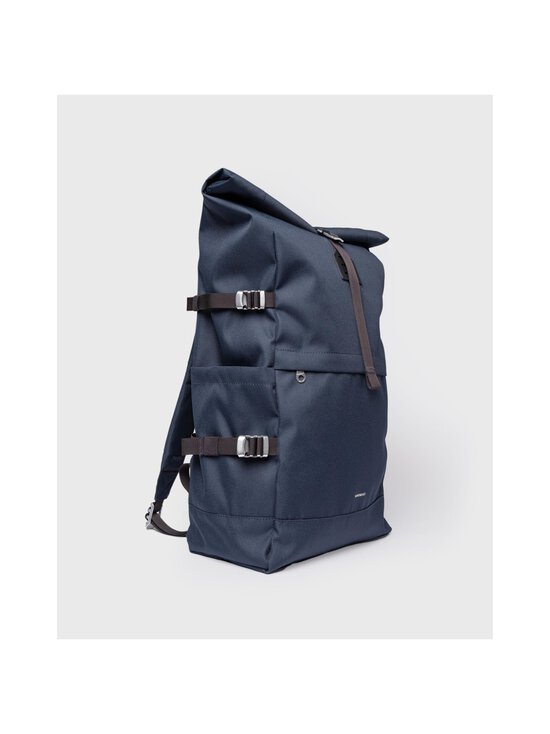 Sandqvist - Icon Rolltop L -reppu - NAVY WITH BLACK LEATHER - photo 3 Sandqvist - Icon Rolltop L -reppu - NAVY WITH BLACK LEATHER | Stockmann - photo 3