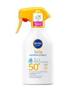 NIVEA - Kids Sensitive Protect Sun Trigger Spray SK50+ -aurinkosuojasuihke, 250 ml | Stockmann