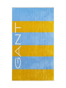 Gant Home - Block Stripe -rantapyyhe - 701 MUSTARD YELLOW | Stockmann