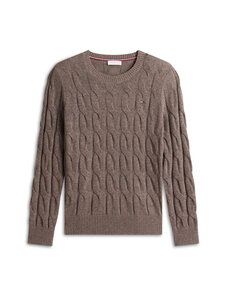 Tommy Hilfiger - Soft Wool pīnīšu adījuma džemperis - HH9 HOT COCO HEATHER | Stockmann