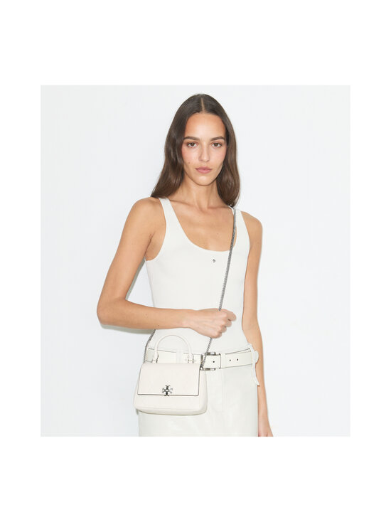 Tory Burch - Kott Mini Charlie Quilted Top-Handle Crossbody - 250 LIGHT CREAM | Stockmann - photo 3
