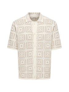 Only & Sons - OnsBart Relax -neule - EGRET CHECKS:W. SILVER LINING | Stockmann
