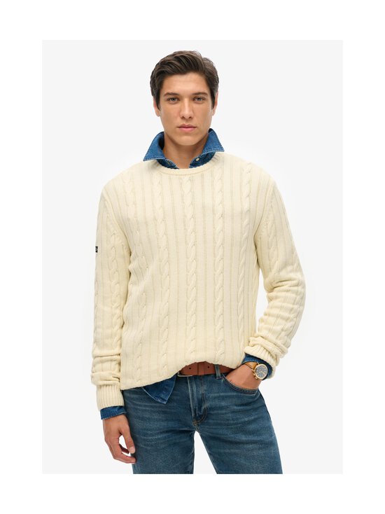 Superdry - Cotton Classic -neule - 22C CREAM - photo 3 Superdry - Cotton Classic -neule - 22C CREAM | Stockmann - photo 3