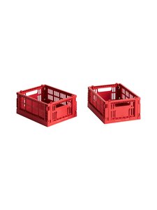 HAY - Colour Crate Mini -korit 2 kpl - RED HAY - Colour Crate Mini -korit 2 kpl - RED | Stockmann