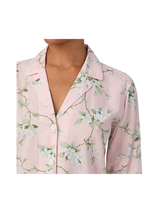 Lauren Ralph Lauren - Notch Collar -pyjama 2-osainen - 691 BLUSH FL | Stockmann - photo 3