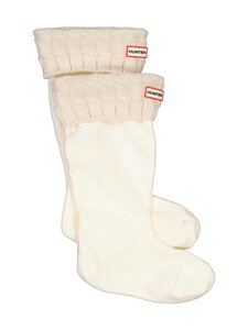 Hunter - Cable Tall Boot Sock- lämpösukat vauvalle - HWT OFF WHITE | Stockmann