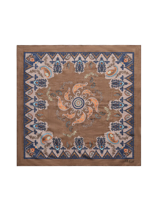 Skall Studio - Pippa Paisley Print -huivi - BROWN PAISLEY PRINT | Stockmann - photo 1