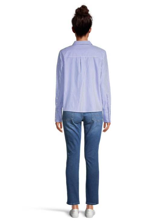 Rue de Tokyo - Sylina Cotton Stribe -pusero - BLUE WHITE STRIPE - photo 3 Rue de Tokyo - Sylina Cotton Stribe -pusero - BLUE WHITE STRIPE | Stockmann - photo 3