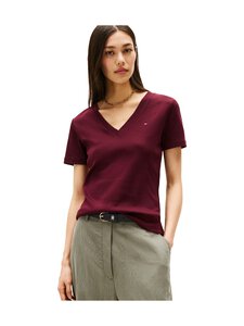 Tommy Hilfiger - New Slim Cody t-paita - XIH DEEP BURGUNDY | Stockmann