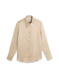 SAND Copenhagen - Latia zīda maisījuma kreklblūze - 020 CHAMPAGNE BEIGE | Stockmann