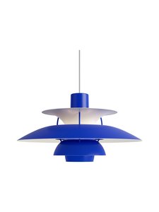 Louis Poulsen - PH 5 piekaramā lampa 500 x 267 mm - MONOCHROME BLUE | Stockmann