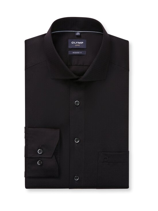 Olymp - Modern fit Structure krekls ar apkakli - 68 SCHWARZ | Stockmann - photo 2