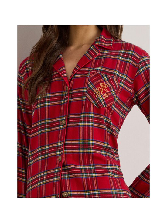 Lauren Ralph Lauren - Pidžaama Notch Collar Long PJ Set, 2-osaline - 644 RED PLD - photo 3 Lauren Ralph Lauren - Pidžaama Notch Collar Long PJ Set, 2-osaline - 644 RED PLD | Stockmann - photo 3