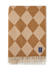 Lexington - Pleed Argyle 130 x 170 cm - 2406 FUDGE/WHITE | Stockmann
