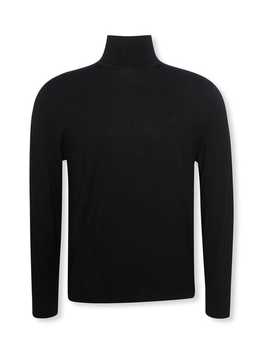 Calvin Klein Menswear - Merino Mock Neck -neule - UB1 BLACK - photo 1 Calvin Klein Menswear - Merino Mock Neck -neule - UB1 BLACK | Stockmann - photo 1