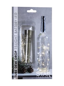 Star Trading - Light Chain Dew Drop LED virtene 75 cm - SILVER | Stockmann