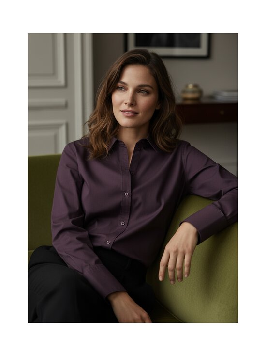 Rue de Tokyo - Popliinsärk Sylina - PLUM PURPLE | Stockmann - photo 3